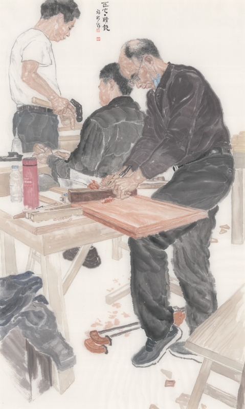 赣州南康区书画家协会-中美协刘福林作品欣赏