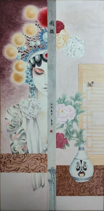 赣州市南康区书画家协会-千人书画展江东峰作品